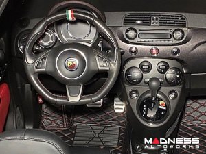 Steering Wheel Centering Band - Black italy - Italian Flag Design
